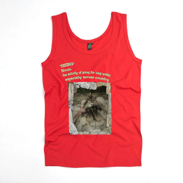Unisex Hiking themed Basic Singlet Unisex Hiking themed Basic Singlet Thumbnail