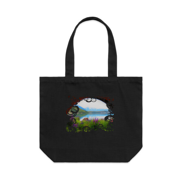 Lake Tekapo Shoreline on Tote Bag Lake Tekapo Shoreline on Tote Bag Thumbnail